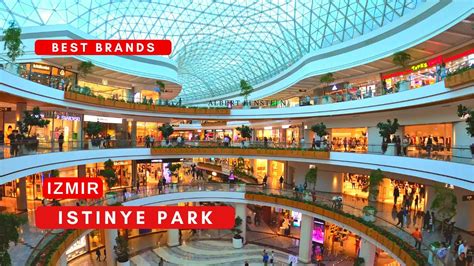 Istiniye Park Izmir , Luxury Shopping Mall Walking Tour.